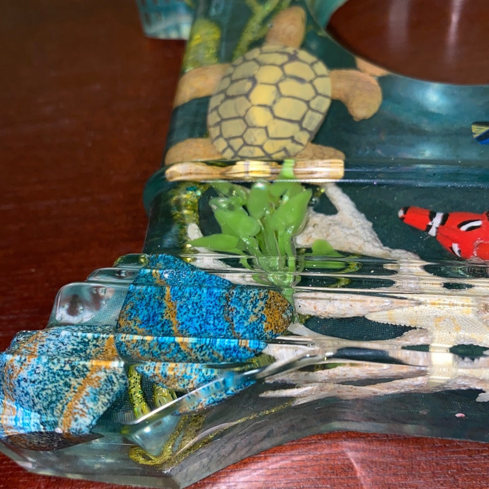 Colorful Ocean -Themed Clock - Picture 5 of 6
